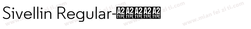 Sivellin Regular字体转换